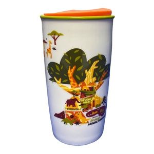 2019 Disney Parks Animal Kingdom Starbucks Ceramic Travel Tumbler